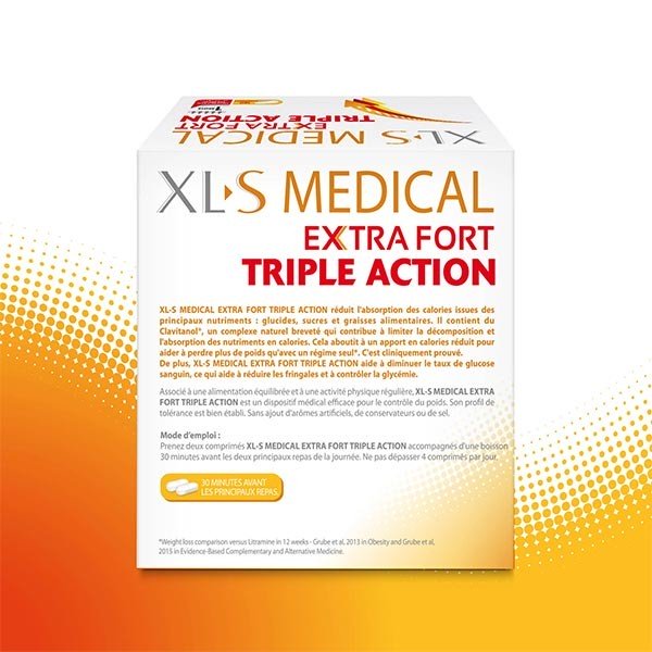 XLS Medical Extra-Fort Aide à la Perte de Poids 120 Comprimés