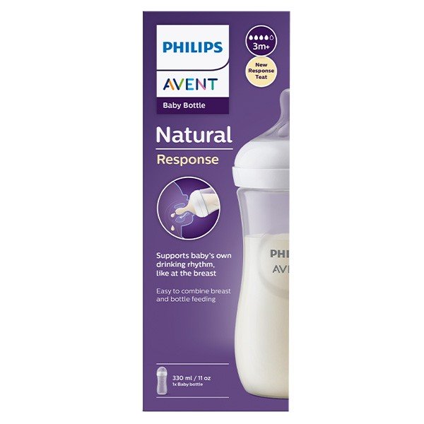 Avent - Philips Avent - Biberon 240 ml en verre Duo - Naturel 3.0