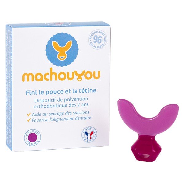 Machouyou® Dispositif Bucco Dentaire 2-6 ans Prune