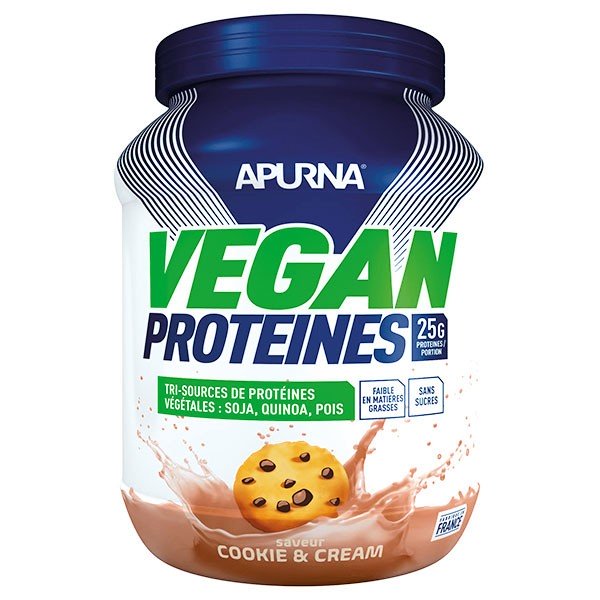 Apurna Vegan Protéines Cookie & Cream 660g