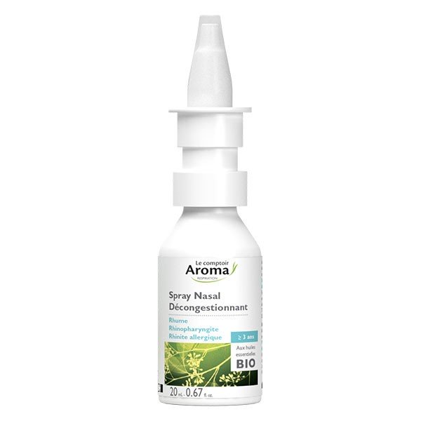 Spray nasal décongestionnant aux huiles essentielles Bio Comptoir Aroma
