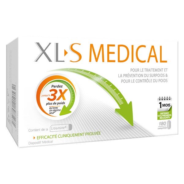 XLS Medical Capteur de Graisses 180 comprimés