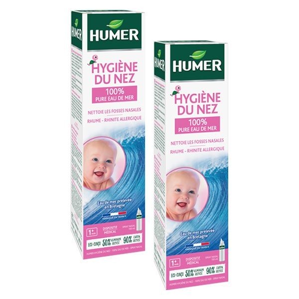 HUMER Spray nasal Nez Bouché Eau de Mer Hypertonique Enfant (spray