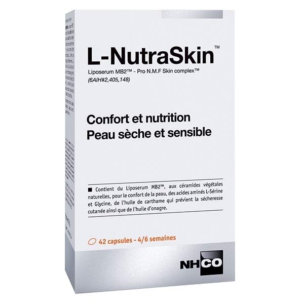 Nhco L-Nutraskin Confort et Nutrition Peau Sèche 42 capsules